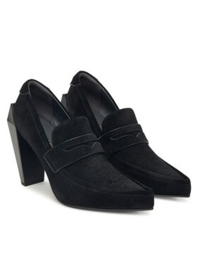 United Nude Półbuty Gem Loafer Hi 10955560195 Czarny