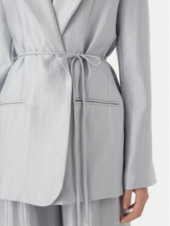 Eleh Marynarka SS260402 Błękitny Relaxed Fit