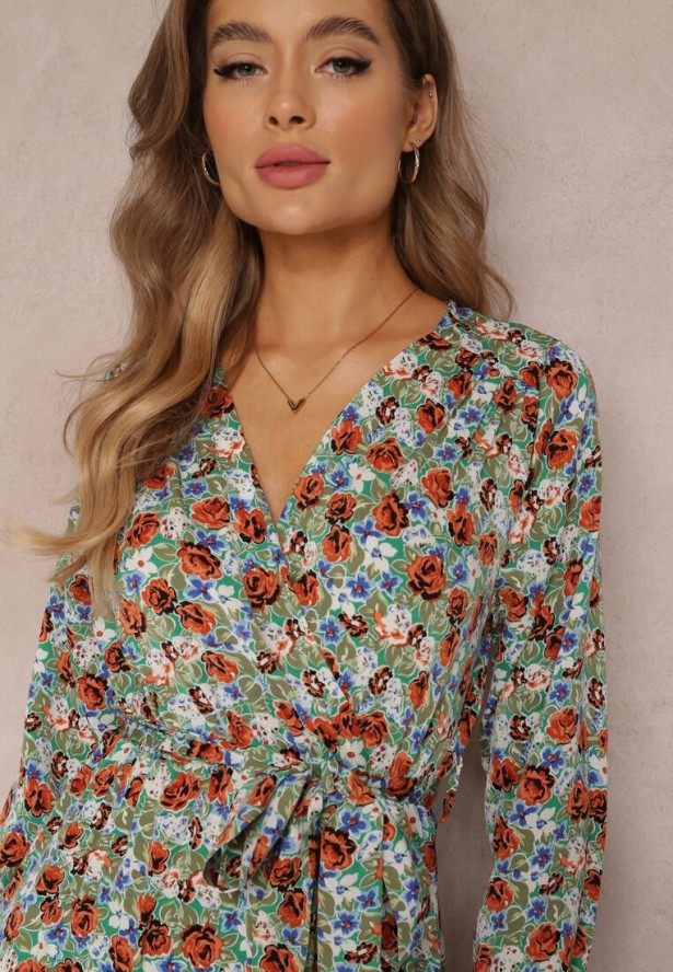 Zielona Sukienka Zellvia