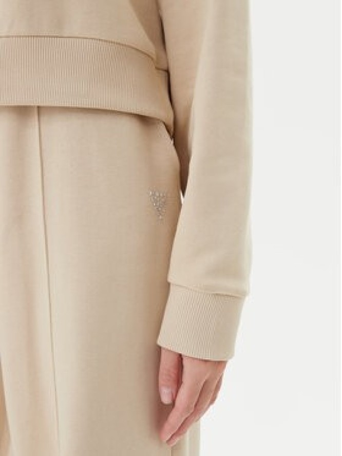 Guess Bluza V5GQ09 KCRP0 Beżowy Relaxed Fit