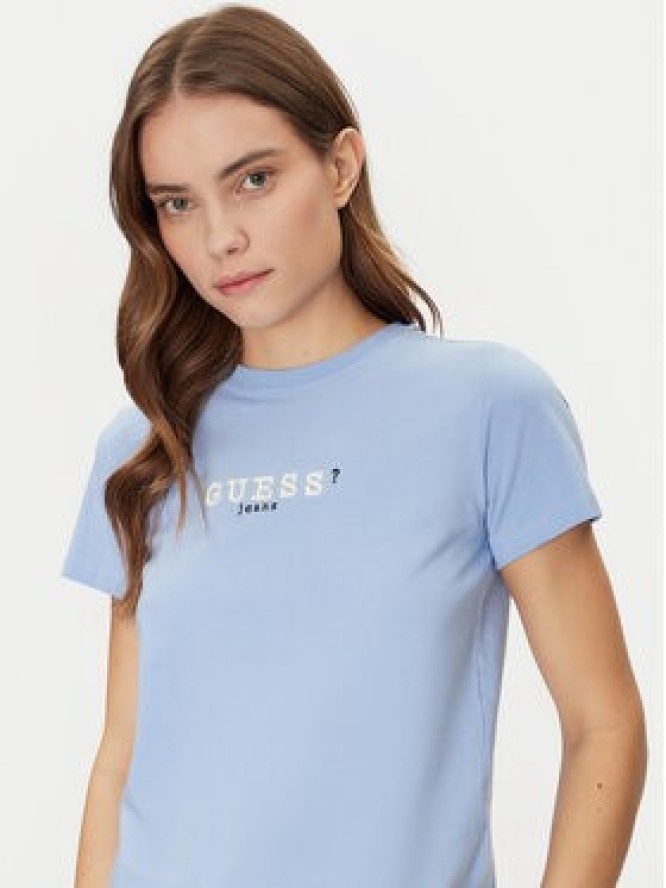 Guess Jeans T-Shirt W5RI54 J1314 Niebieski Regular Fit