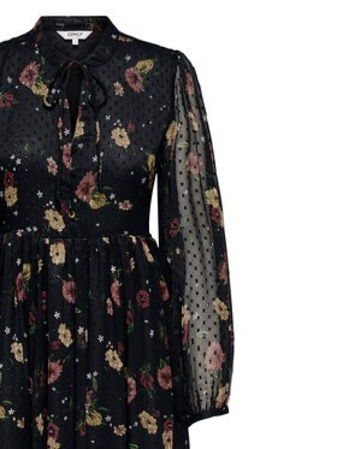 ONLY Sukienka codzienna Eliza 15355021 Czarny Regular Fit
