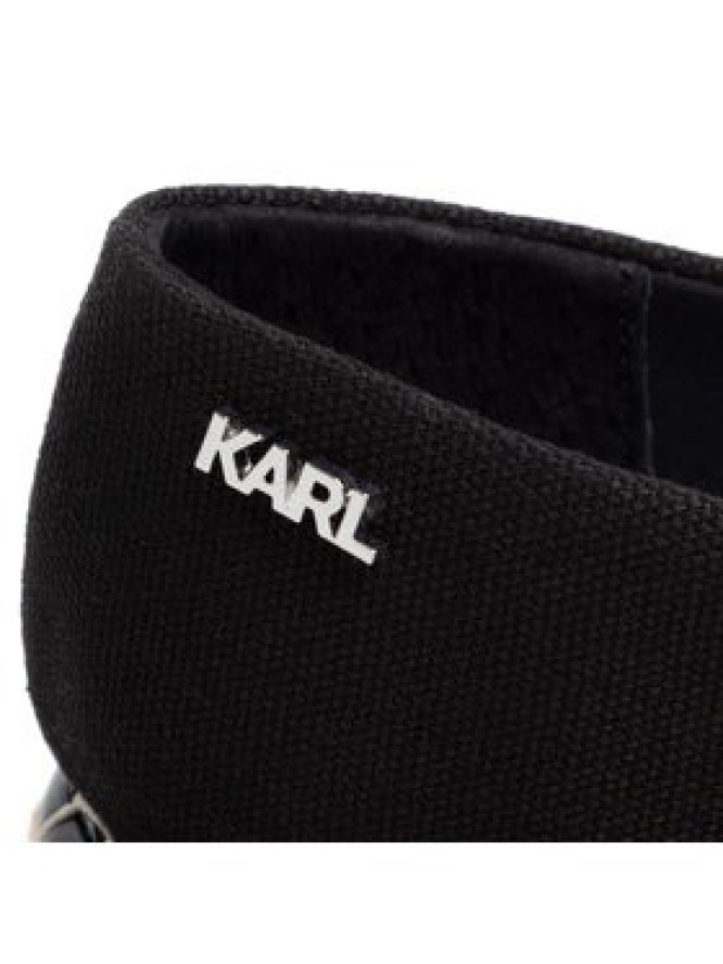 KARL LAGERFELD Espadryle KL80108 Czarny