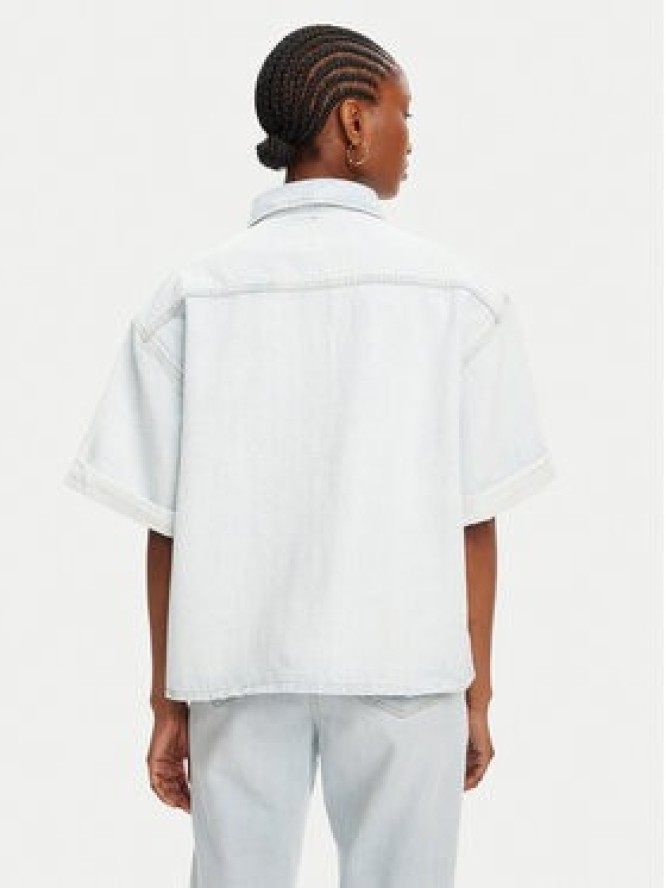 ACCESS FASHION Koszula jeansowa 53-8031-580 Niebieski Loose Fit