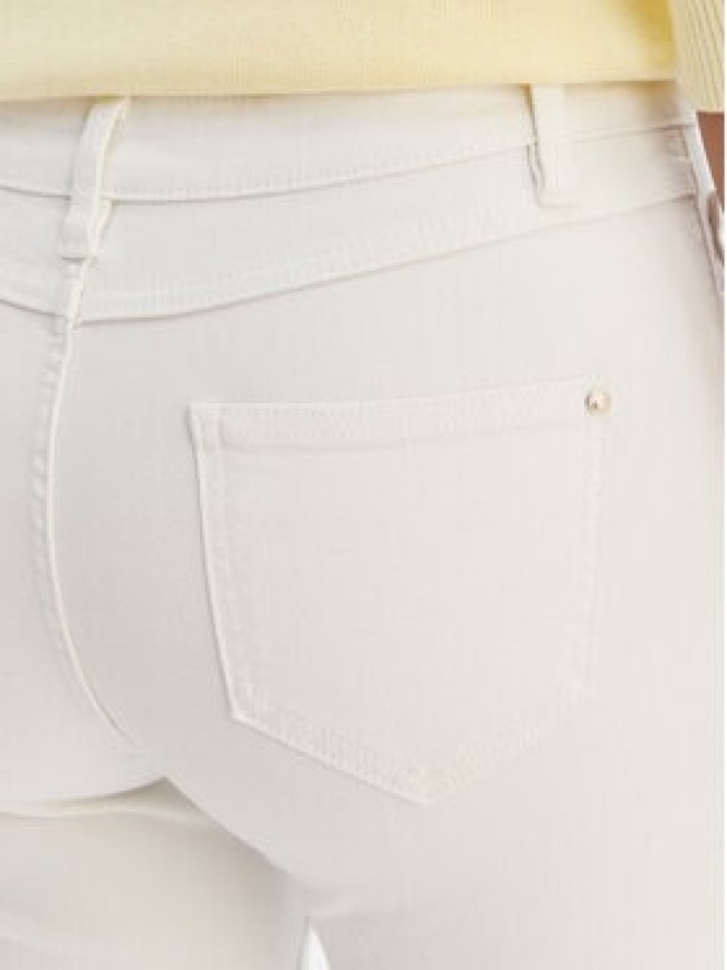 Morgan Jeansy 251-PETROI1 Biały Slim Fit