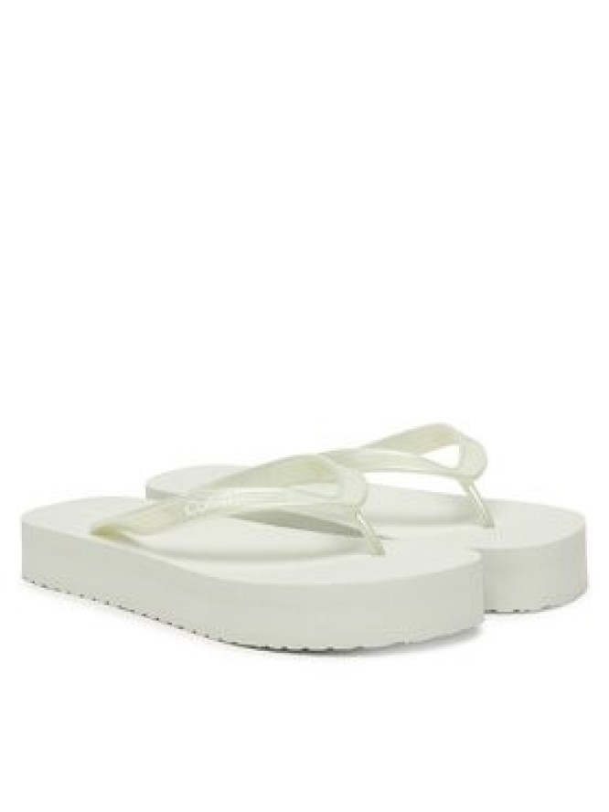 Calvin Klein Japonki Flatform Flip Flop Met Tpu HW0HW03120 Błękitny