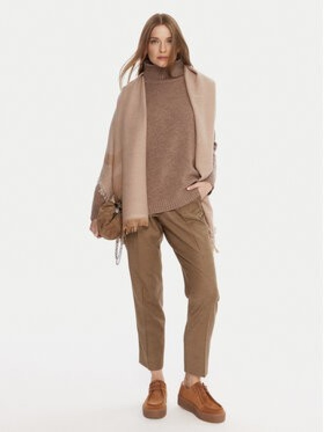 Weekend Max Mara Spodnie materiałowe Caldaia 2525136152 Brązowy Regular Fit