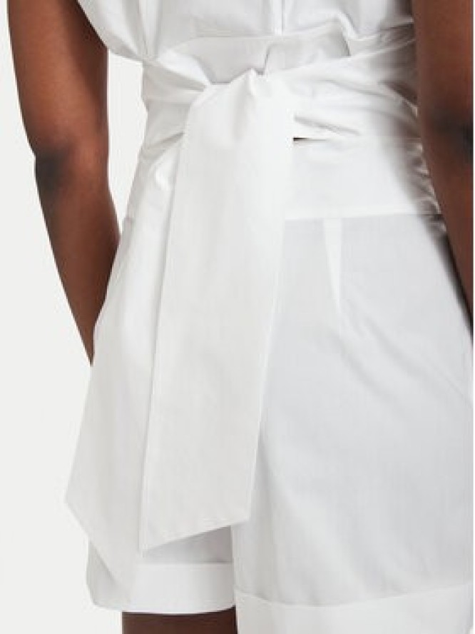 Patrizia Pepe Bluzka 2C1672/A9B9-W103 Biały Regular Fit