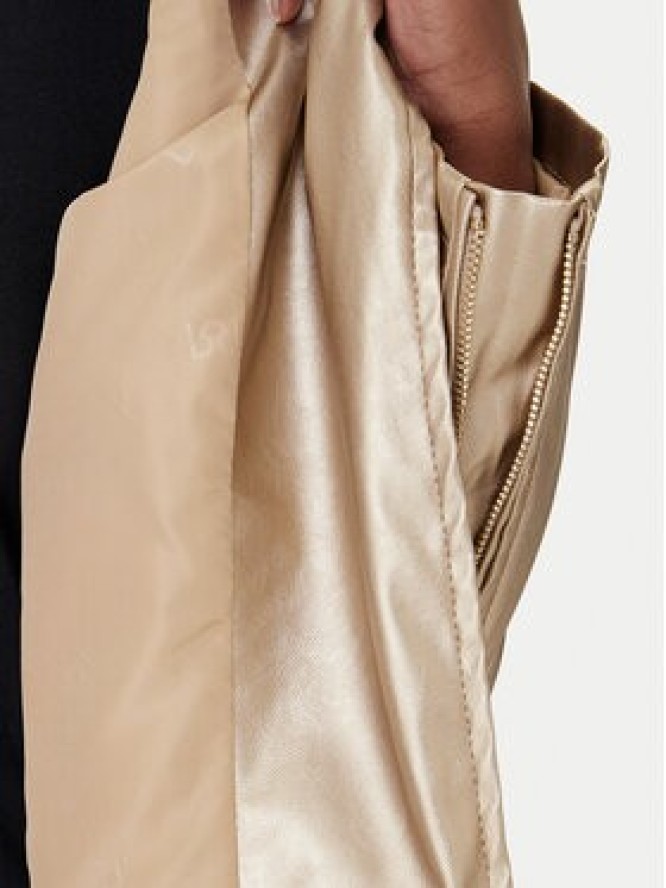 Rinascimento Kurtka z imitacji skóry CFC0124665003 Złoty Regular Fit