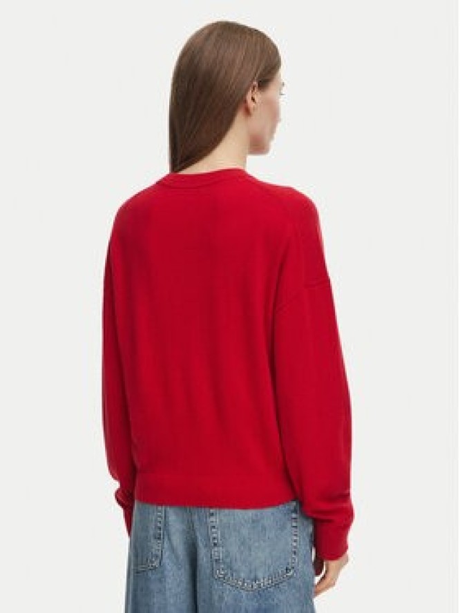 Tommy Hilfiger Sweter WW0WW51459 Czerwony Regular Fit