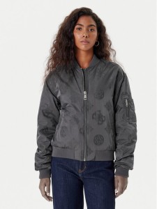 Guess Kurtka bomber W5YL08 WHDK2 Szary Regular Fit