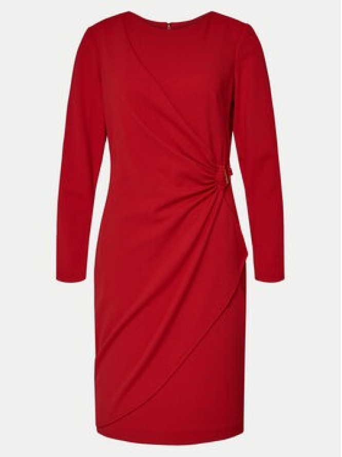 DKNY Sukienka koktajlowa DD4H1242 Czerwony Slim Fit