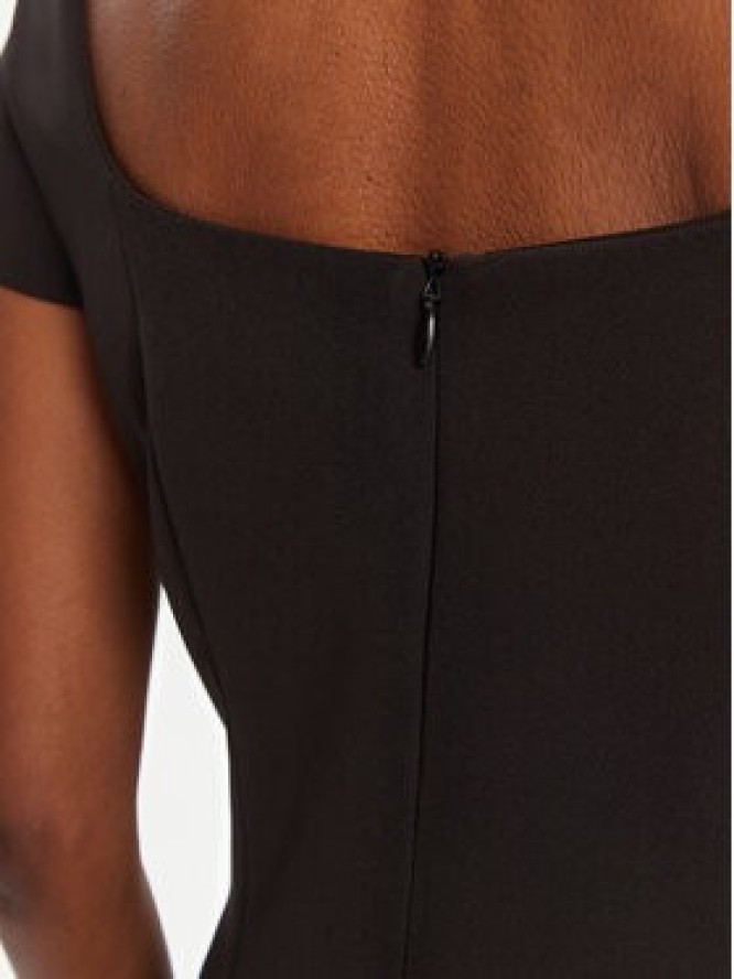 Rinascimento Sukienka koktajlowa CFC0125379003 Czarny Slim Fit