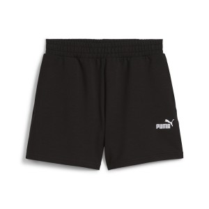 Damskie lekkie szorty z wysokim stanem i małym logo No.1 ESS 4" PUMA Black