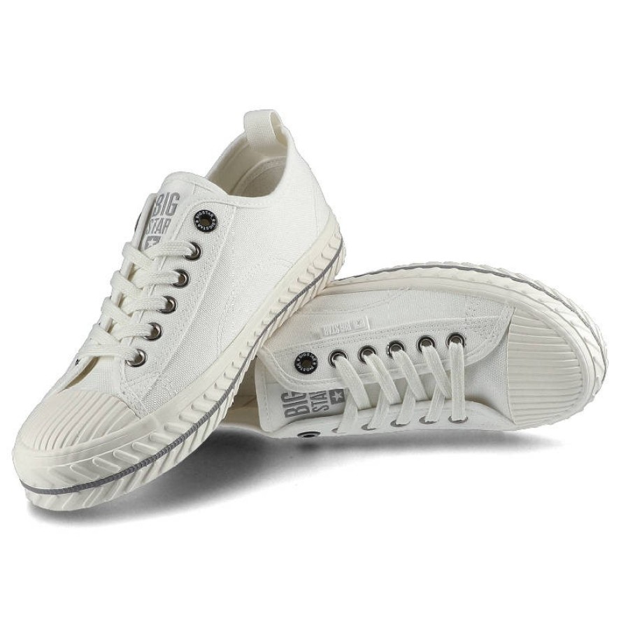 Białe Trampki Big Star Damskie Wygodne Półbuty