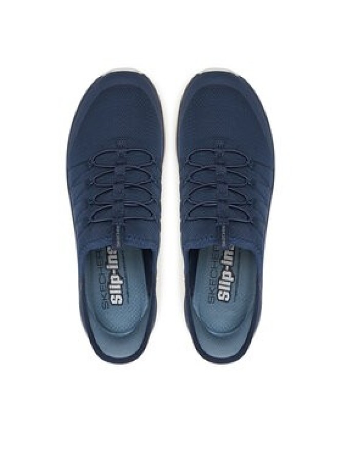 Skechers Sneakersy Virtue-Glow 104426/NVY Granatowy