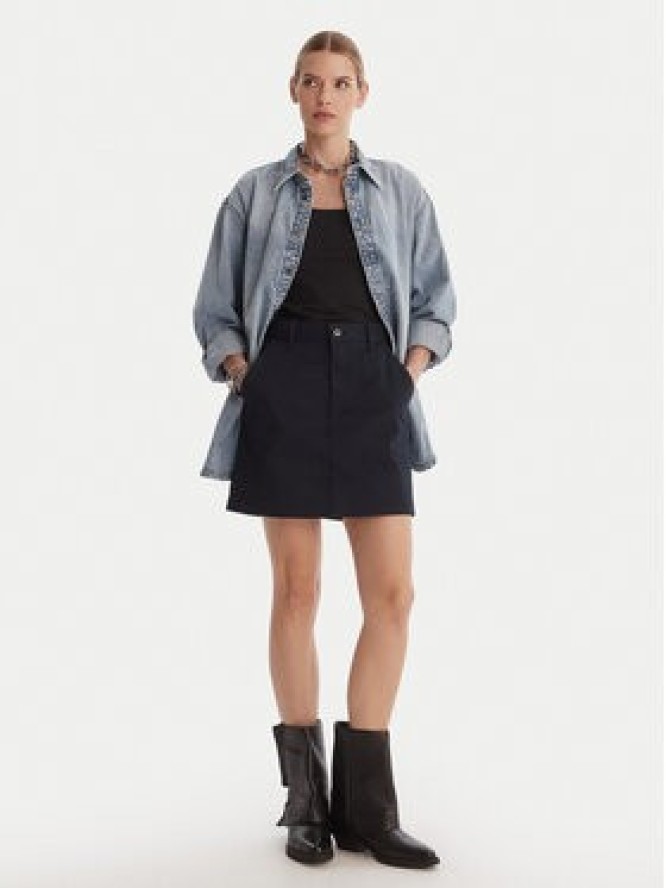 G-Star Raw Spódnica mini D29095-5126 Granatowy Regular Fit