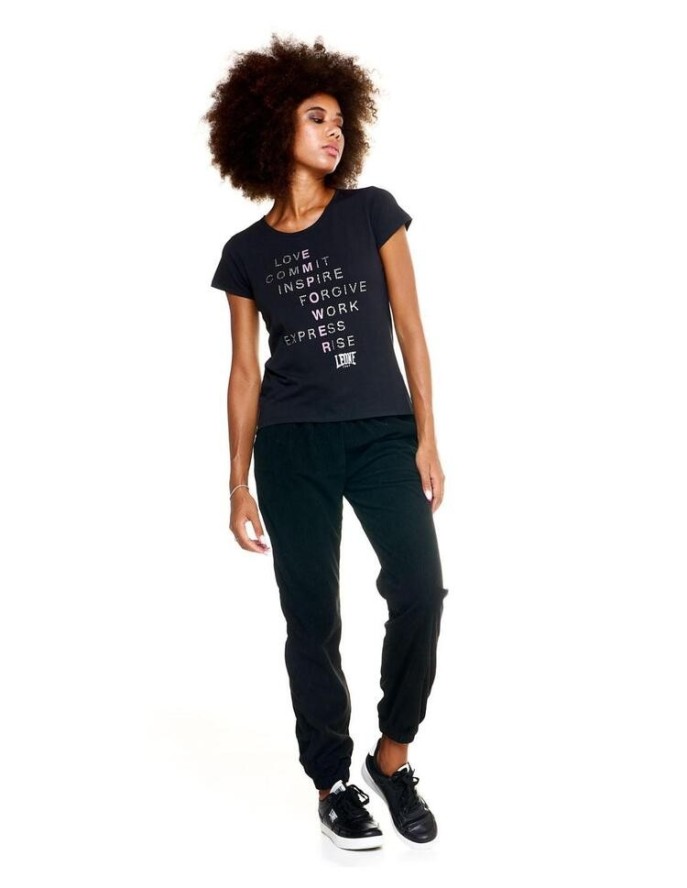 Damska koszulka Leone z krótkim rękawem Leisure