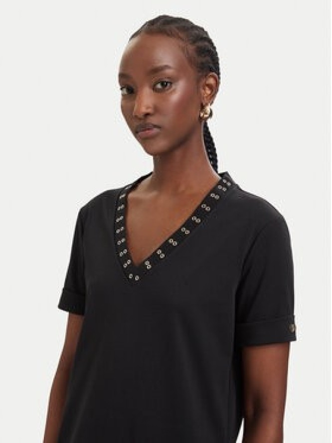 Liu Jo Sport Sukienka codzienna TA6296 J3855 Czarny Regular Fit