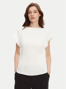 BOSS Bluzka Bavati 50541815 Écru Regular Fit