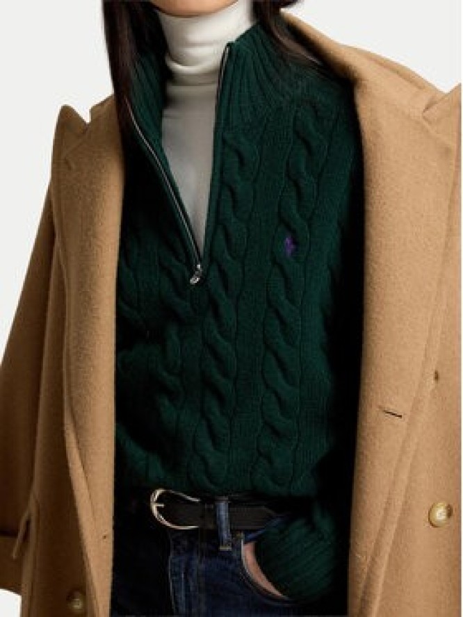 Polo Ralph Lauren Sweter 211972130500 Zielony ciemny Relaxed Fit