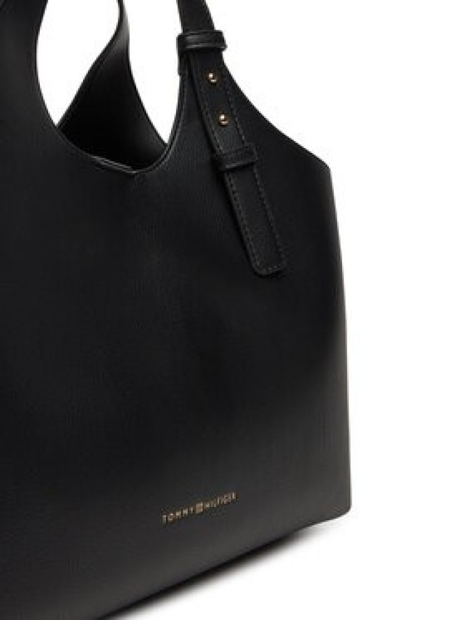 Tommy Hilfiger Torebka Th Logo Satchel AW0AW18282 Czarny