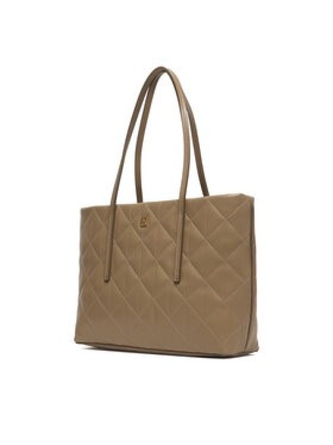 Calvin Klein Torebka Quilted Small Tote LV04F3325G Beżowy