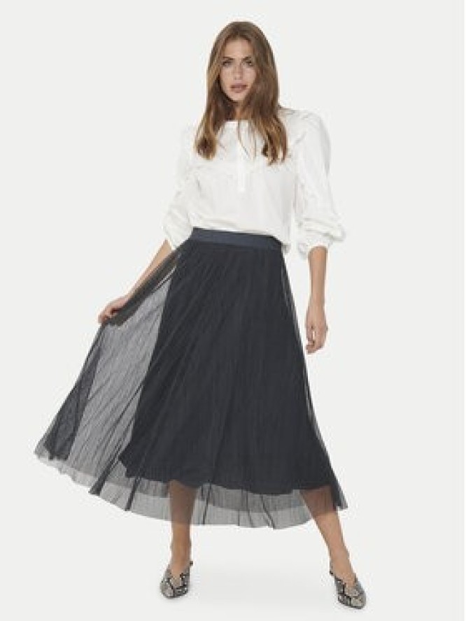 ONLY Spódnica midi Lavina 15214303 Szary Regular Fit