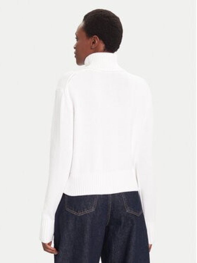 Calvin Klein Jeans Golf Chenille LV047D354G Biały Relaxed Fit