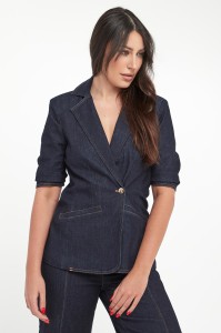 Żakiet damski jeansowy JOSEPH RIBKOFF
