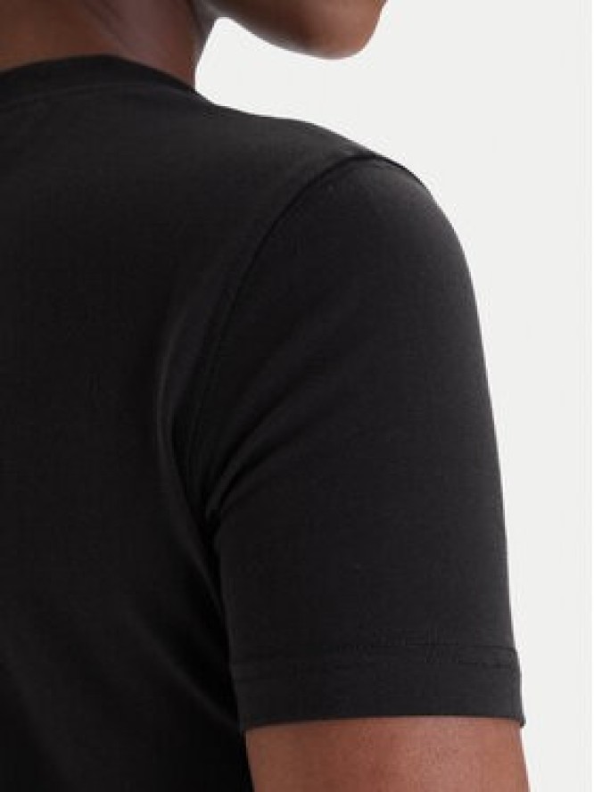 Versace Jeans Couture T-Shirt 80HAHT00 CJ03T Czarny Slim Fit