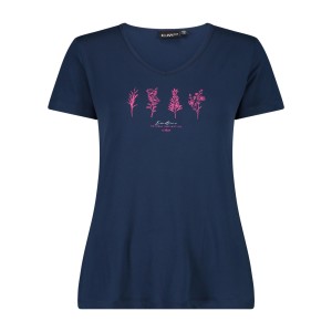 T-shirt z szerokim dekoltem damski CMP