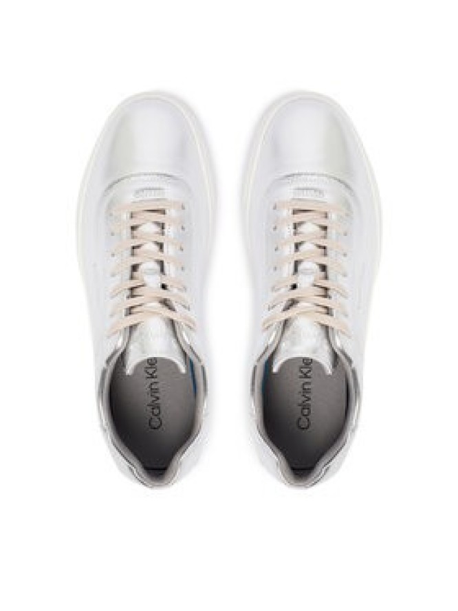 Calvin Klein Sneakersy HW0HW03289 Srebrny