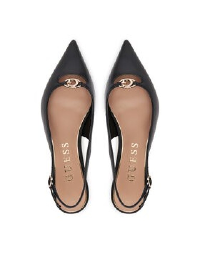 Guess Czółenka FLTJES LEA05 Czarny