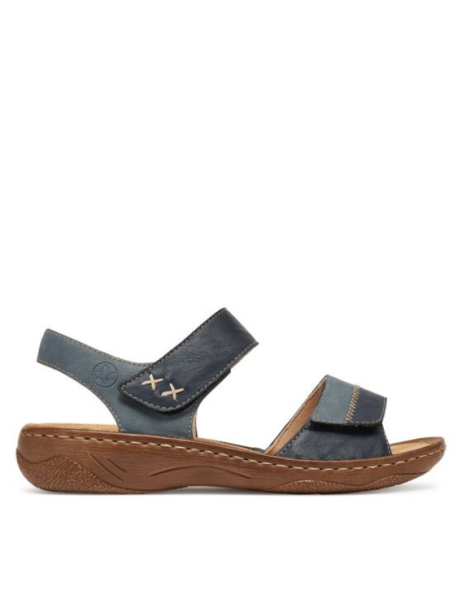 Rieker Sandały V2860-14 Granatowy