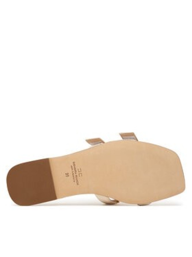 Elisabetta Franchi Klapki SA-50L-62E2-V550 Kremowy