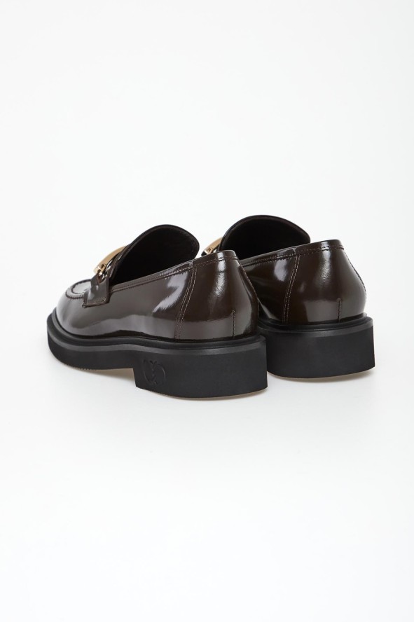 Loafersy damskie skórzane CESARE CASADEI