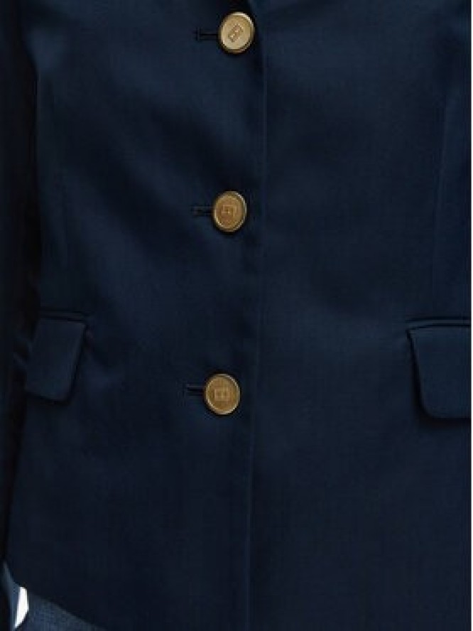 Tommy Hilfiger Marynarka WW0WW49335 Granatowy Slim Fit