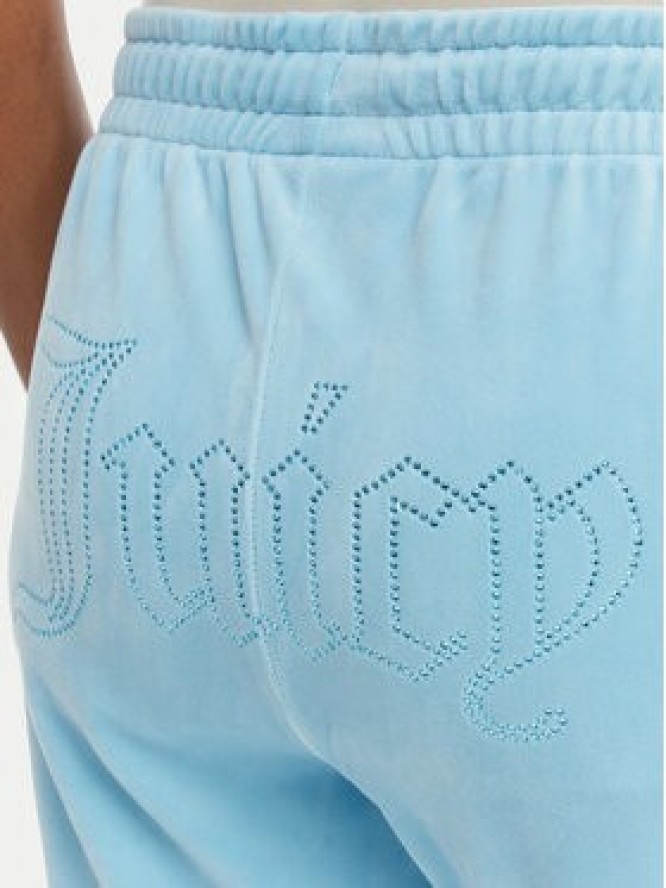 Juicy Couture Spodnie dresowe Tina JCWBJ126327 Błękitny Straight Leg