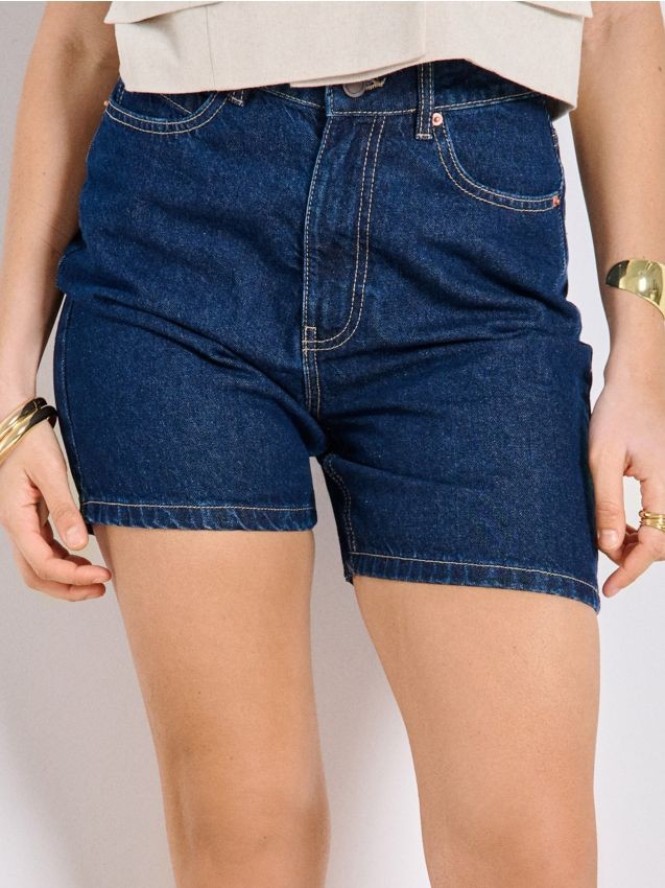 Szorty jeansowe - granatowy