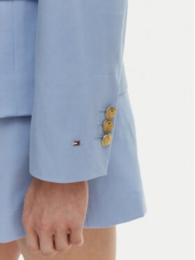 Tommy Hilfiger Marynarka WW0WW47179 Niebieski Slim Fit