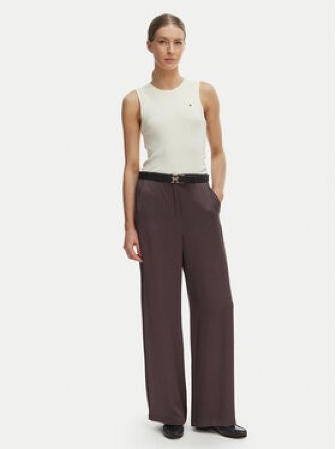 Tommy Hilfiger T-Shirt WW0WW49250 Écru Slim Fit