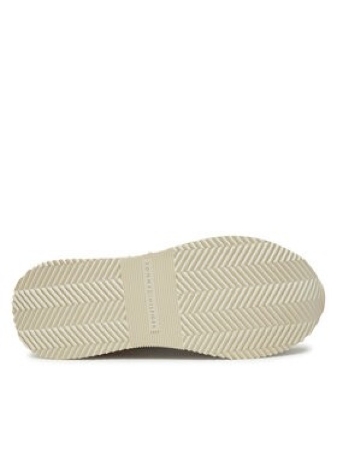 Tommy Hilfiger Sneakersy Lux Monogram Runner FW0FW08387 Biały