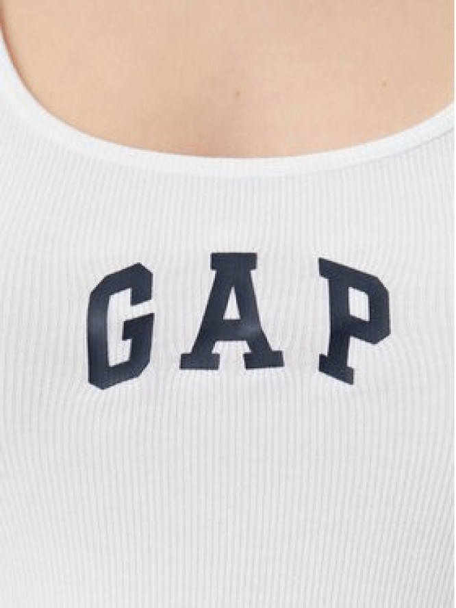 Gap Top 585421-01 Biały Slim Fit