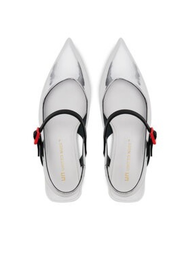 United Nude Czółenka Raila Jane 1091676613 Srebrny