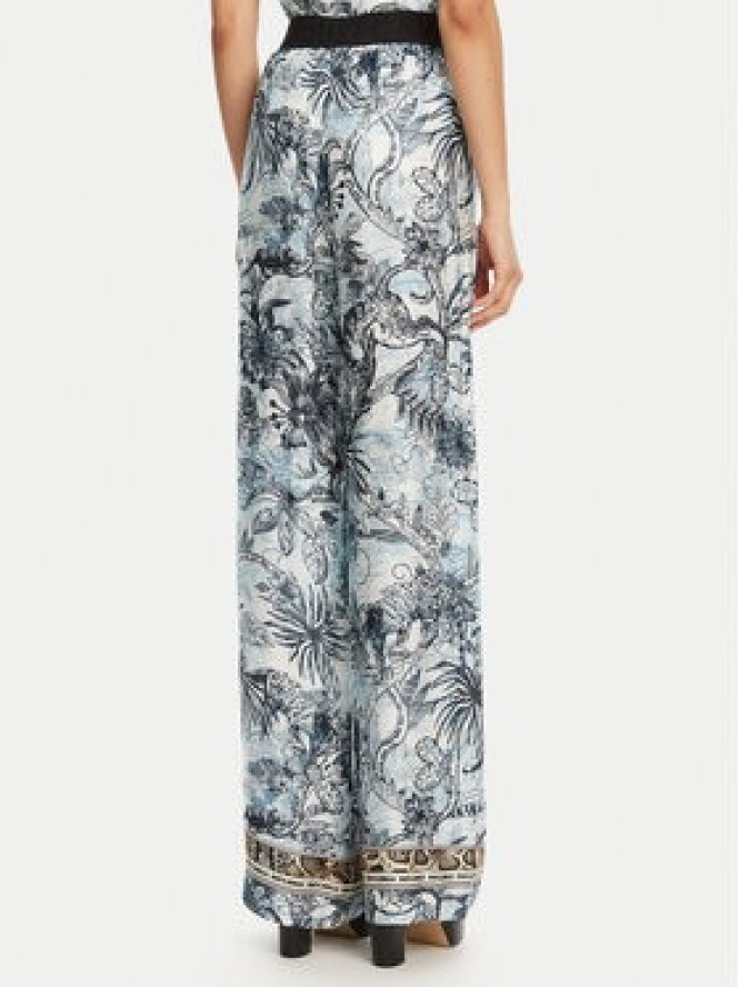 Just Cavalli Spodnie materiałowe 78PAA120 Niebieski Loose Fit