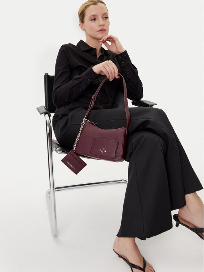 Armani Exchange Torebka XW001571 AF15625 UA343 Bordowy