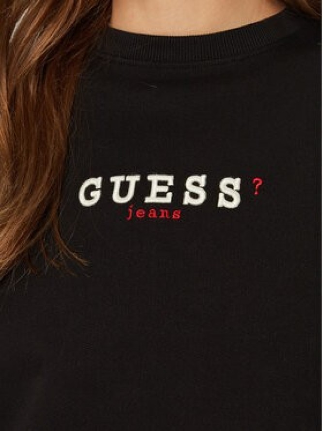 Guess Jeans Bluza W5RQ28 K68I4 Czarny Regular Fit