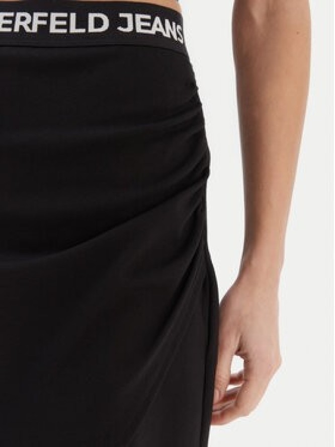 Karl Lagerfeld Jeans Spódnica mini B1W12022 Czarny Regular Fit