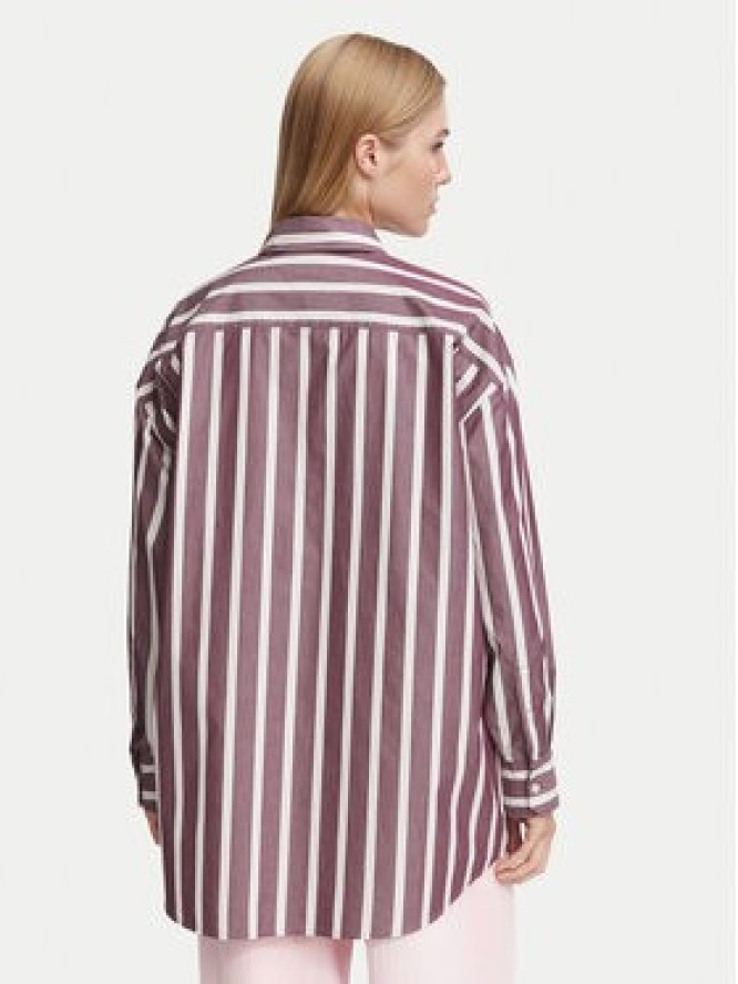 Tommy Jeans Koszula Essential DW0DW23340 Fioletowy Oversize